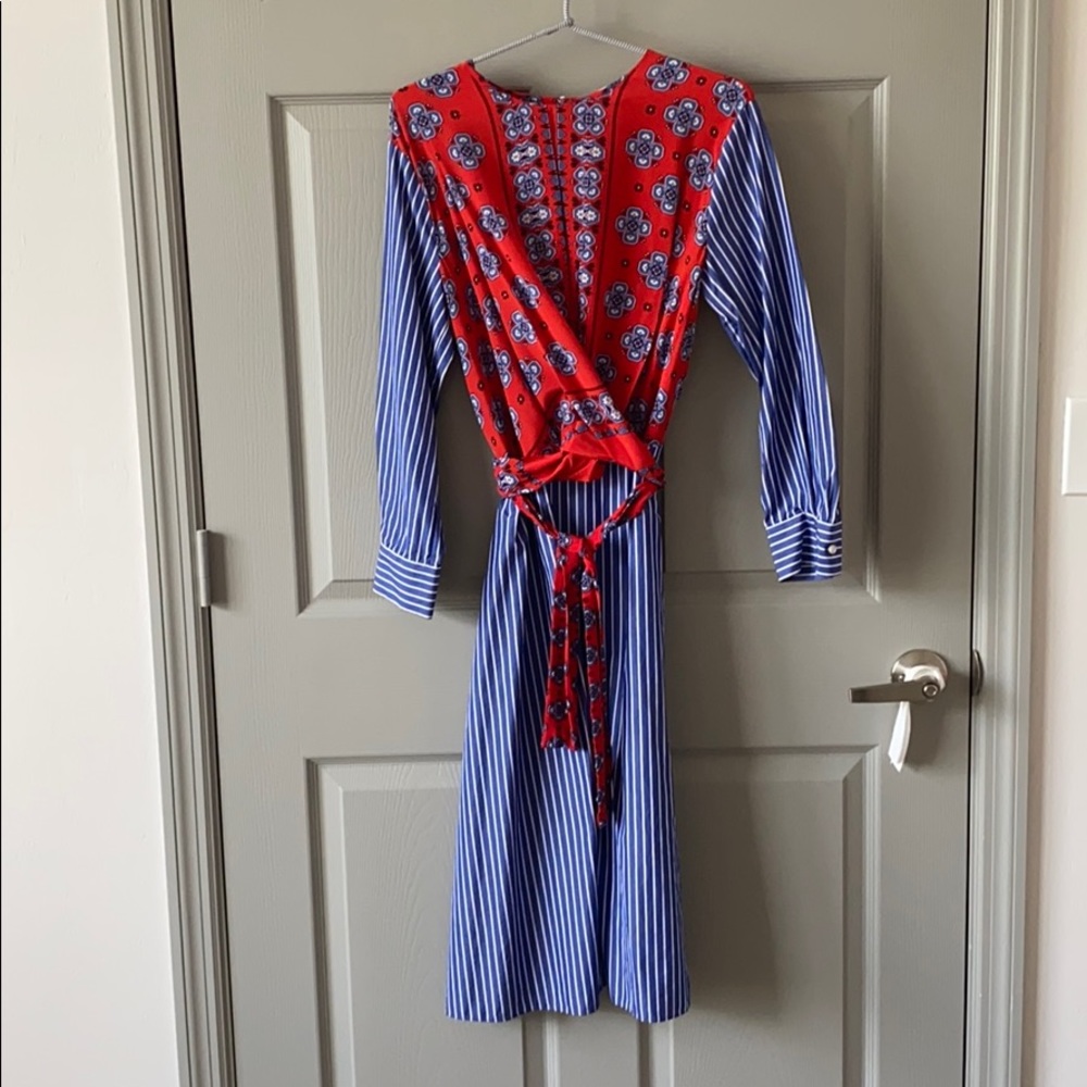 Sandro mixed-printed dress